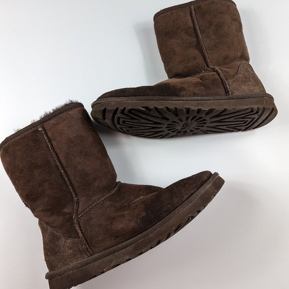 UGG Brown Winter Boots - Picture 1 of 9